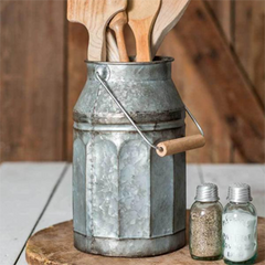 Galvanized Milk Pail With Handle Galvanized Milk Pail With Handle